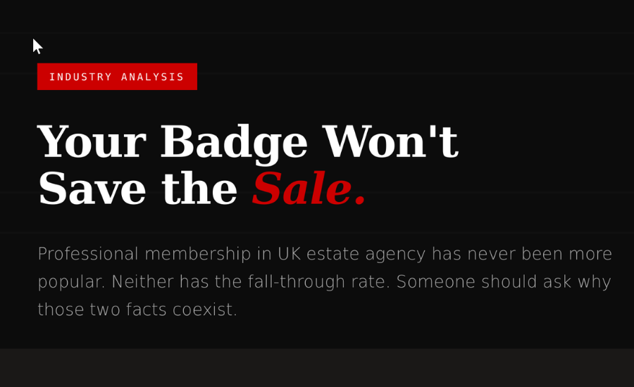 Your Badge Won't Save The Sale