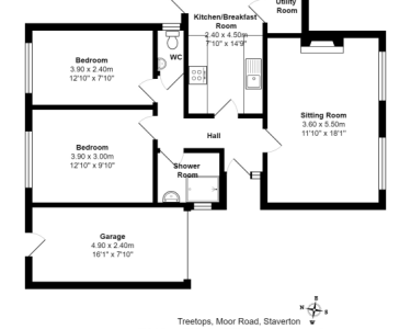 Treetops, Moor Road,