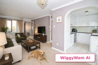 Virtually staged by WiggyWam AI — furniture and decorative items are illustrative.