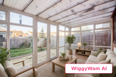 Virtually staged by WiggyWam AI — furniture and decorative items are illustrative.