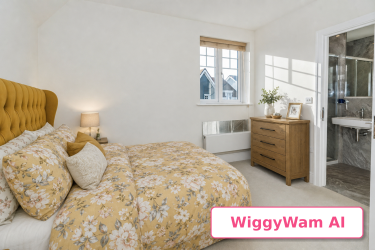 Virtually staged by WiggyWam AI — furniture and decorative items are illustrative.