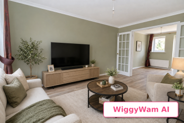 Virtually staged by WiggyWam AI — furniture and decorative items are illustrative.