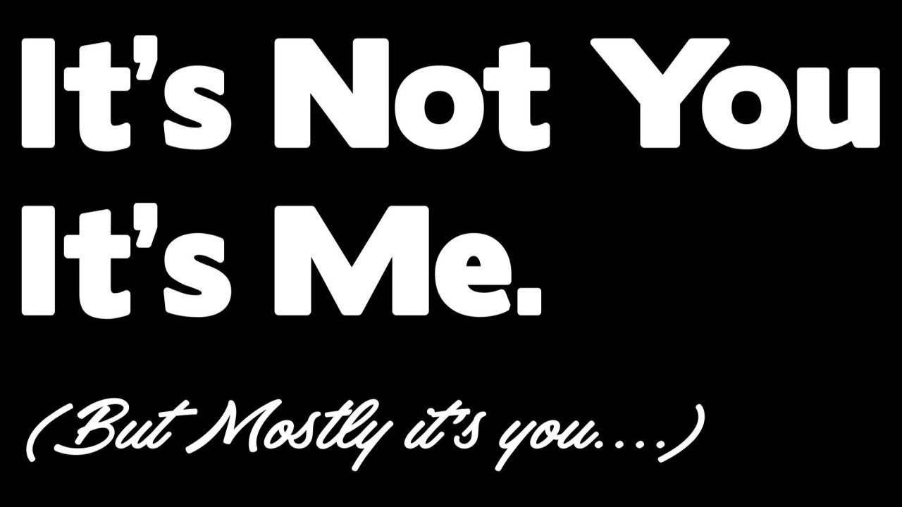 Do You Not Love Yourself Enough -